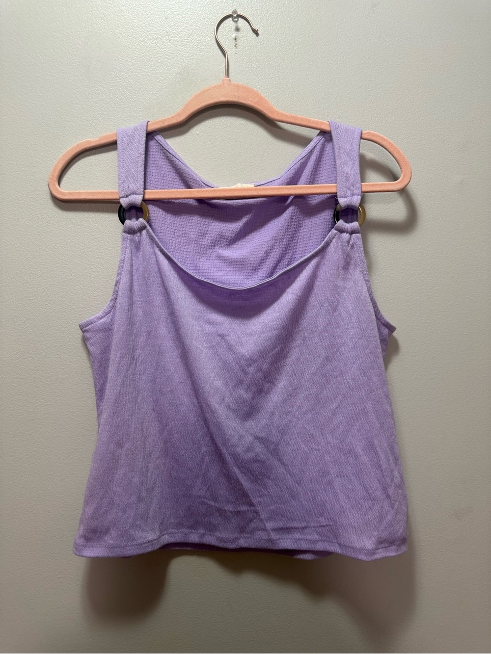 Sleeveless Lavender Top